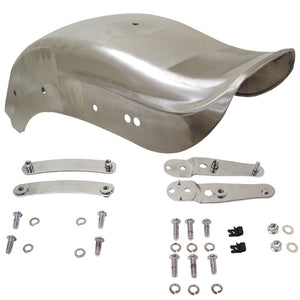 Fat Bob Rear Fender Kit 10" Wide Fxst 2006 / Later With 200Mm Tire Inc Mt Brackets & Hardware