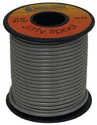 Electrical Wire Gray 18 Gauge Stranded Copper W / Pvc Jacket 45' Roll MFG#118J-99