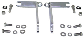 Hi-Way Footrest Mounting Kit Dyna Models 91 / L*(Except Fxdwg) Chrome Plated Steel Replaces HD 49019-95