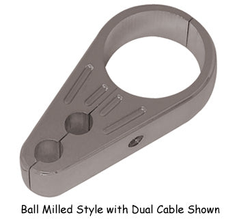 Th / Idle Cable Clp Ball Milled Dual Cable 1