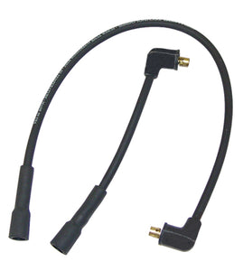 8Mm Spark Plug Wires Black Big Twin 4 Spd 65 / 84 Softail 84 / 99 Dyna 91 / 98 Spiral Core MFG#27211