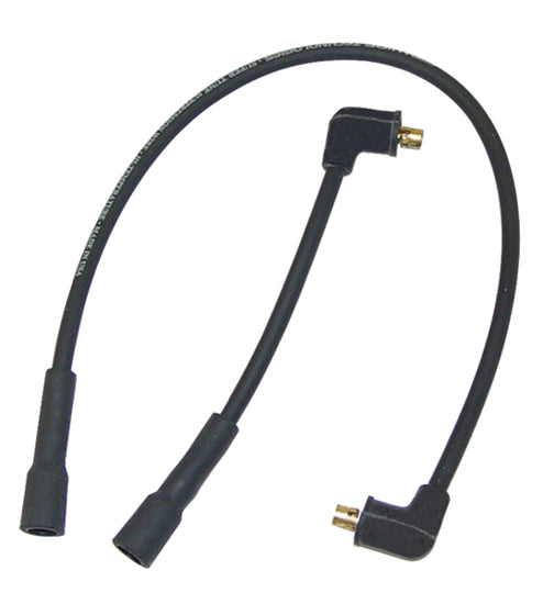 8Mm Spark Plug Wires Black Big Twin 4 Spd 65 / 84 Softail 84 / 99 Dyna 91 / 98 Spiral Core MFG#27211