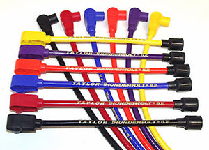 8.2Mm Spark Plug Wire Set Fits 80-98 FLHt 86-03 XL (Except Sport) Orange Suamx #69833