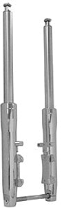 Front Fork Assembly Fxst 84 / 99 Single Disc +2 Smooth Billet