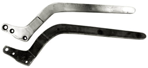 Rear Fender Supports Straight Raw 9"Fdr To Hardbody Softail Frm W / Bolt On Fender Supports