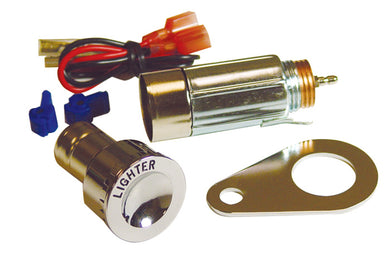 Cigarette Lighter Fits All Models Chrome Includes Bracket