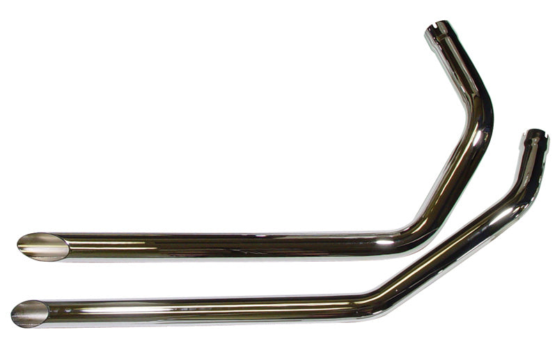 Exhaust Drag Pipes Slash Cut Sportster 1957 / 1985(Except 1979) 1-3 / 4