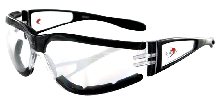 Shield Ii Sunglass Black Frame Clear Lens Bobster Eyewear Esh203