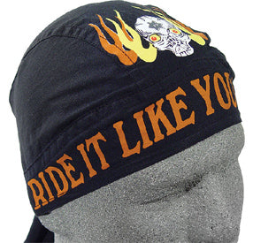 Flydanna Ride It Like You Stole It 100% Cotton Zanheadgear Z425