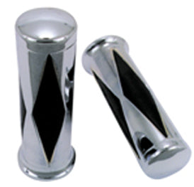 Hb Grips Diamond Rail Any Mdl W / Ext Throttle Cable Chrome (Except W / Air Reservoir) Fly By Wr