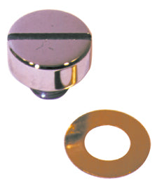 Relief Valve Plug W / Seal Oem Style Big Twin 1968 / 80 Chrome Plated Rpl 26377-68+6581 Col 9607-2