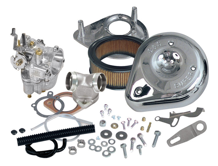 S&S Super E Carb Kit Big Twin 55 / 65 Complete Kit 11-0401