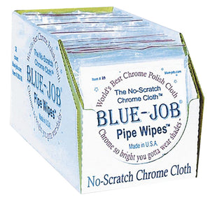 Blue-Job Polishing Cloth Wipes U / W Blue-Job Polish 36 Wipes Per Box MFG#25