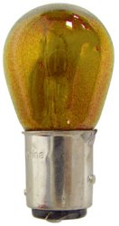 Taillight & Turn Signal Bulb 12V Dual Contact Amber Custom Use No HD Replaces #1157Na