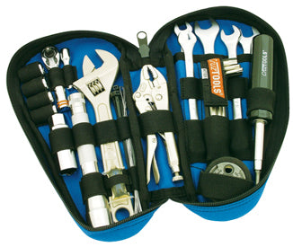 Roadside Tool Kit Teardrop Inc Mini Ratchet / Socket Set Pliers Flashlight And More MFG#Rttd1