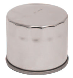 Oil Filter Paper Element Chrome Plated Big Twin 5Spd 80 / 98(Except Dyna)St 84 / 99 Sportster L84 / Later Replaces HD 63796-77T