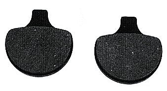 Brake Pads Kevlar Style 7 FLT Softail FX Fxr Dyna Sportster 84 / 99 Front Replaces HD 44063-83