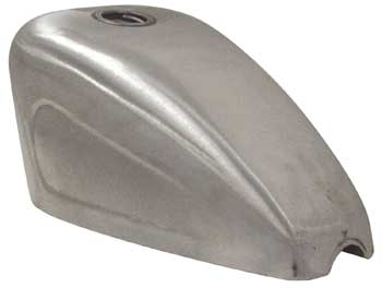 Sportster Style Bobber Gas Tank W / Cut & Weld Custom Mount Inc Spinner Cap Indented Sides