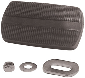 Brake Lever Pad Kit Black Rubber FL 65 / L FLT 80 / 82 Flst 86 / E87 W / Hardware Replaces HD 36956-65Ta