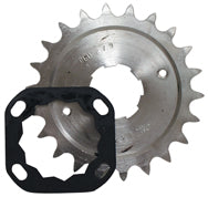Sprocket Transmission 25T Big Twin 36 / 79 Stock No Lockplate Nickel Plt No HD Replaces #