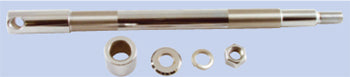 Axle Kit Front Fits Flstf 1990 / 1995 W / Chrome Hardware