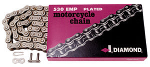 Chain Rear Enp Nickel Diamond Fxr 82 / 83 Hugger 86 / 87 Sportster 87 / L (Except Xlh)Size 530 110 Pitches