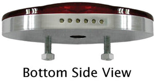 Superthin Led Cateye Taillight Flat Back For Universal Mount Lens Does Not Meet Dot Rqrmnts