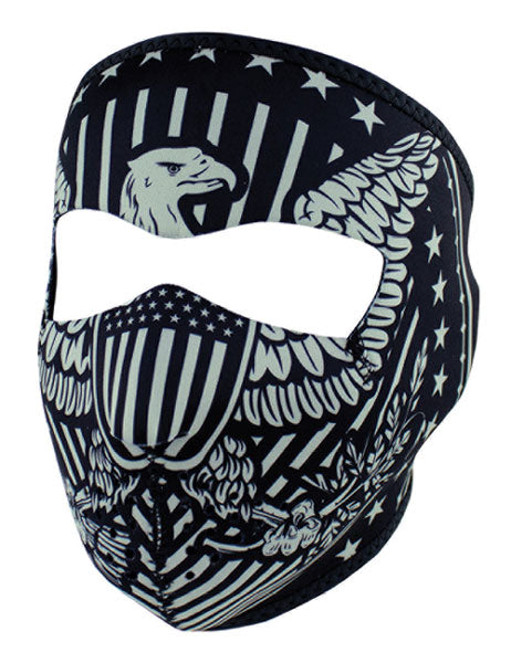 Neoprene Face Mask Vintage Eagle Full Face Mask Zanheadgear Wnfm412