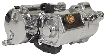 High Torque Starter Motor Sportster 1981 / Later* Chrome Plated 1.4 Kilowatts MFG#80-1010