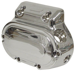 Transmission End Cover Big Twin 87 / Later Ex Fxr W / Mid Controls Chrome Plated Replaces HD 37105-99