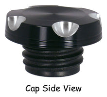 Load image into Gallery viewer, Gas Cap Deep Cut All Models 1982 / Later Set Of 2 Black