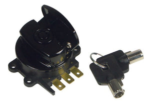 Ignition Switch Fatbob Black Softail 96 / 10 Rk 96 / 13 Fxdwg 93 / 11 With Round Key