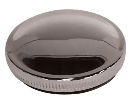 Gas Cap Stk Type Chrome Steel Late 1973 / 1982 Non-Vented Replaces HD61103-73