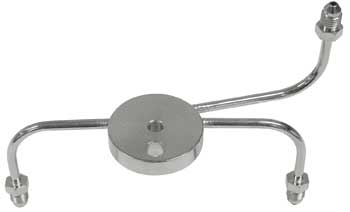 Dual Disc Brake Tee Chrome Plt Ng Models Uw #3 Universal Brake Lines MFG#R4307C