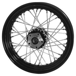 V-Factor 40 Spoke Wheel 16 X 3.00 All Models Rear 79 / 99 Black Rim & Hub