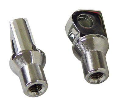 Footpeg Mount Pair Male Chrome Plated