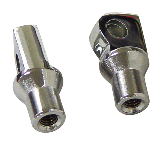 Footpeg Mount Pair Male Chrome Plated