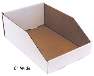 Bin Box 6" X 12" X 4-1 / 2" For 12" Deep Shelves Oil Resistant Mfg Mcosb-126
