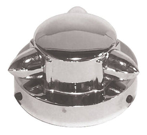 Gas Cap Cover Kromett Chrome Fits 2-9 / 16"Od Caps 1936 / E1973 W / Allen Screws To Install