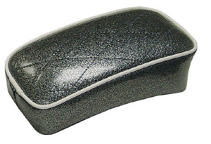 Charcoal Pillion Pad Custom Use Universal Mount 10" Long X 5" Wide Naugahyde