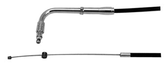 Throttle Cable Braided Clear Coat 41.8