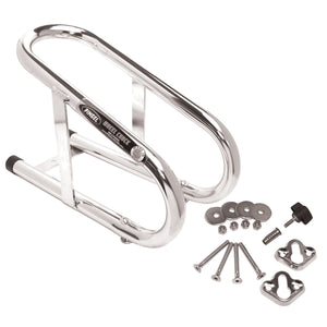 Wheel Chock Removable Chrome Plated Fits Up To 3 1 / 2" Wide Tire Includes Mounting Hardware MFG# Wc350