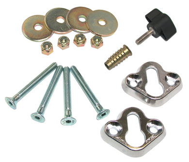 Wheel Chock Mounting Kit W / T-Bolt Chrome Plated Stainless Steel MFG# Wc-Md010T