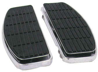 Footboard Set Late Style Black Touring Models 80 / Later Flst 86 / Later Cushioned