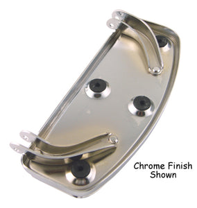 Footboards Early Style Square Big Twin 4 Speed 1940 / 1984 Chrome Replaces HD 50603-74Ta