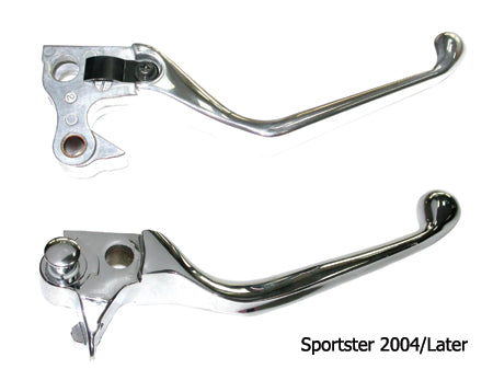Clutch & Brake Hand Levers Chrome Plated All Sportster Models 2004 / Later Replaces HD 44992-07