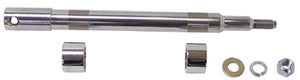 Front Axle W / Spacers & Nut Chrome Plated FLTr FLHt FLHr & FLHx 2000 / Later OE Style For 1"Bearings