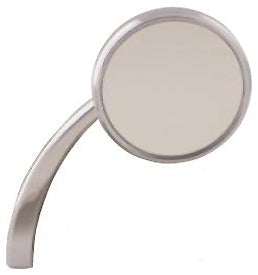 Custom Round Billet Mirror Chrome Plated All Models 5" Long Stem