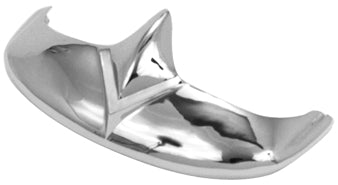 Fr Fender Trim Tip V Designition FL 1959 / 1966 Chromed W / Hardware Replaces HD# 59216-59