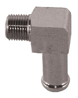 Load image into Gallery viewer, Oil / Fuel Fitting 1 / 8&quot; Male Npt Npt To 1 / 4&quot;Od 90 Degree Hose Nipple Chrome Plated Mfg .2034